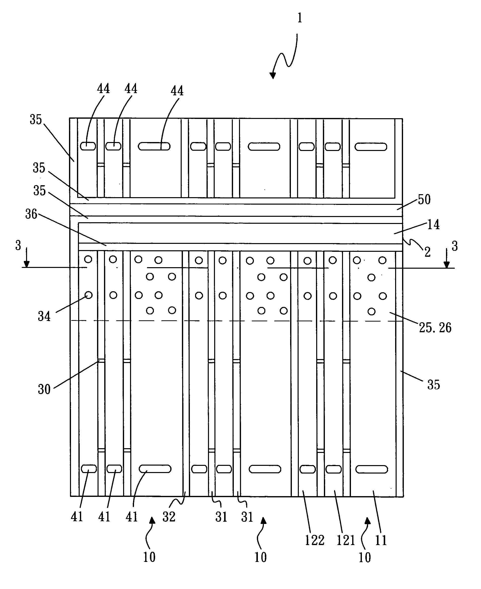 Inflatable gas bag having auxiliary gas pockets