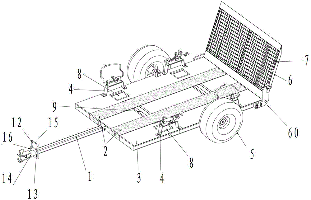 A special trailer for a greens mower