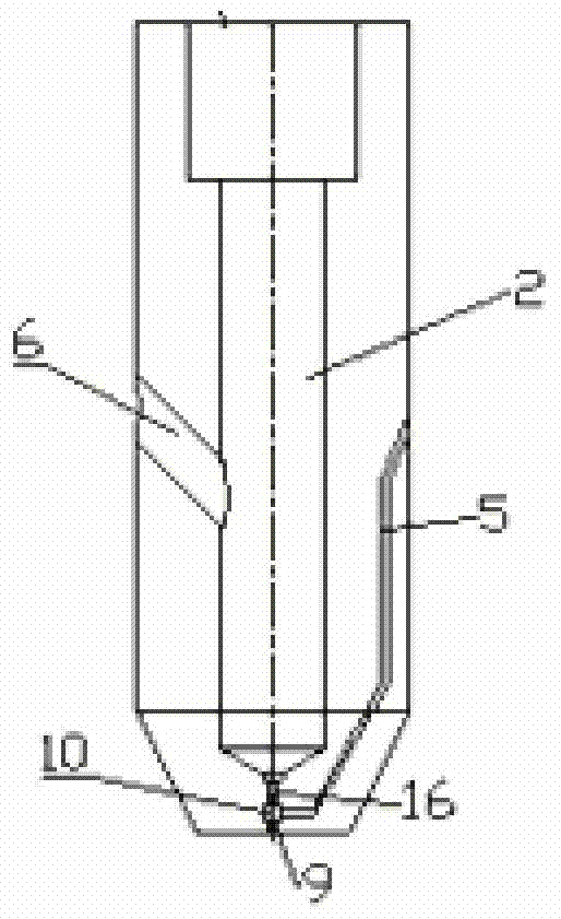 Anti-carbon deposit injector