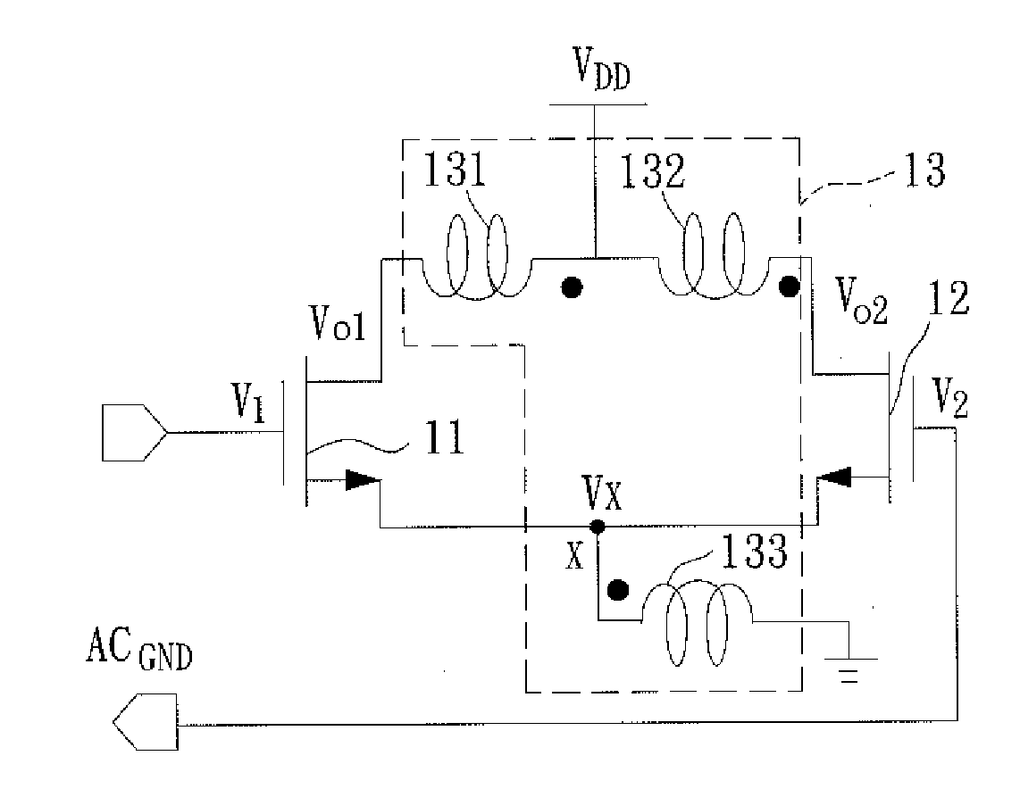 Single-to-differential conversion circuit