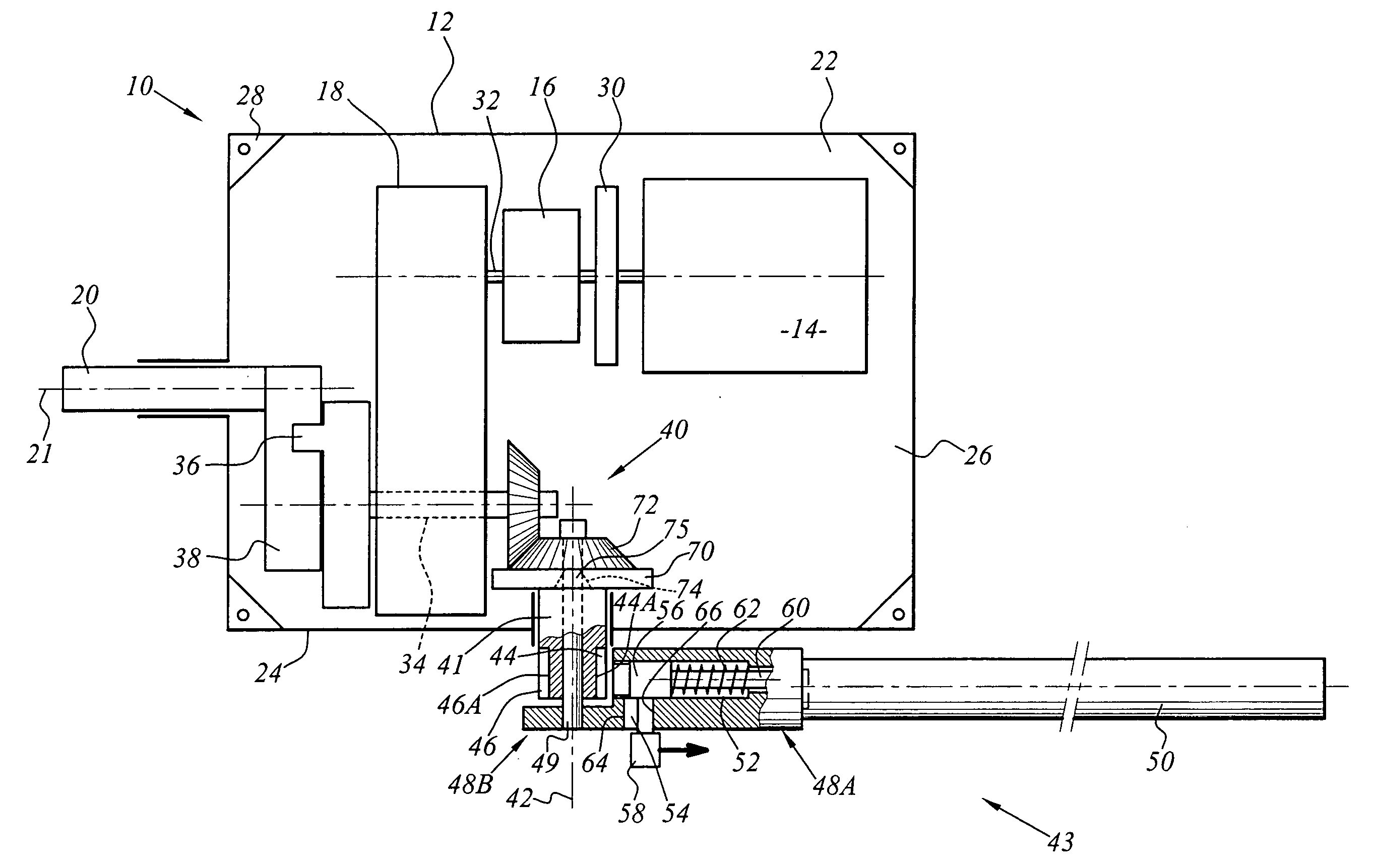 Switch points maneuvering device with manual control