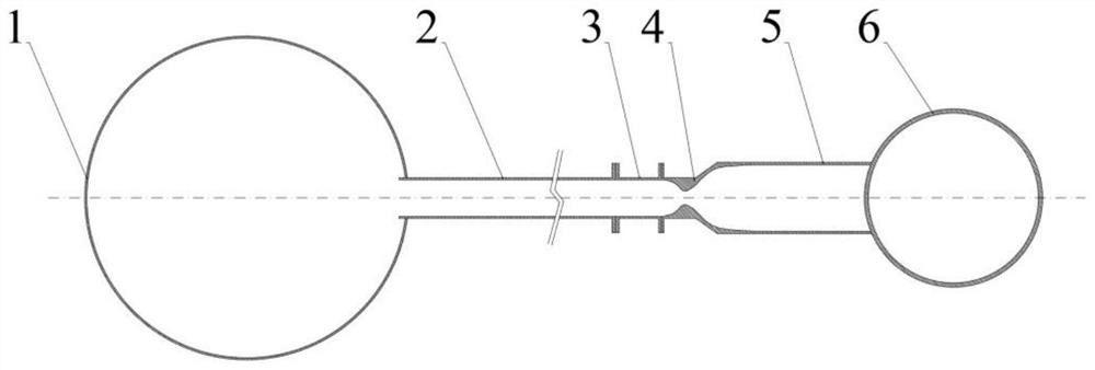 Wind tunnel device for prolonging operation time of hypersonic-speed temporary-flushing wind tunnel