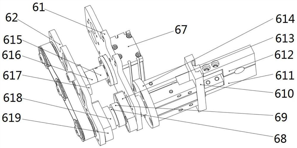 End effector for poultry carcass rotation and poultry carcass processing table