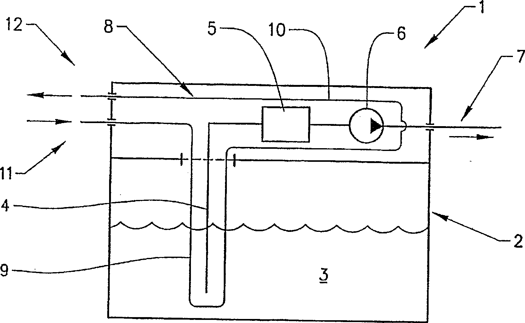 A liquid receptacle for a vehicle