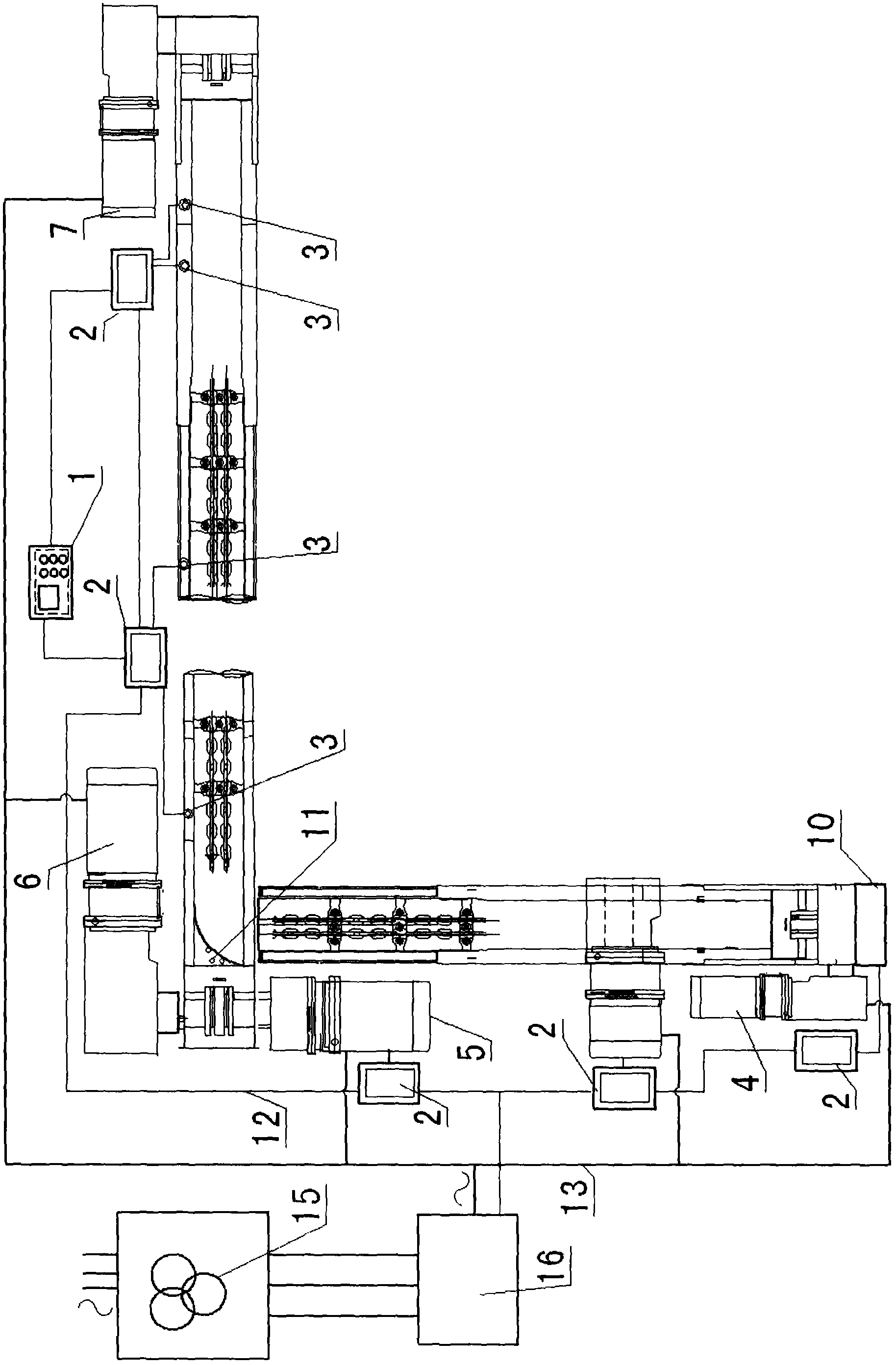 Control system used for variable-frequency-driving scraper conveyor