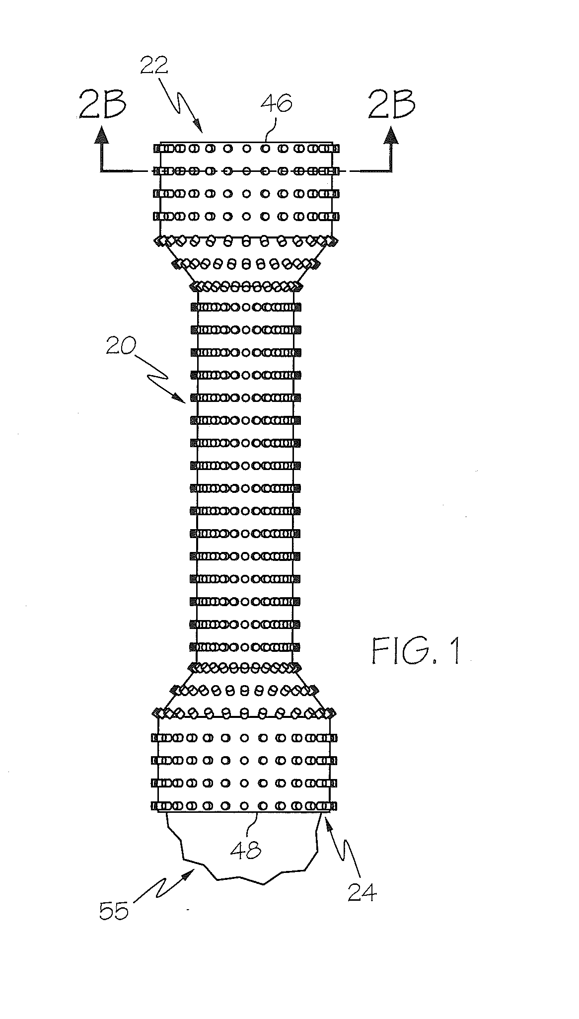 Anti-migration Micropatterned Stent Coating