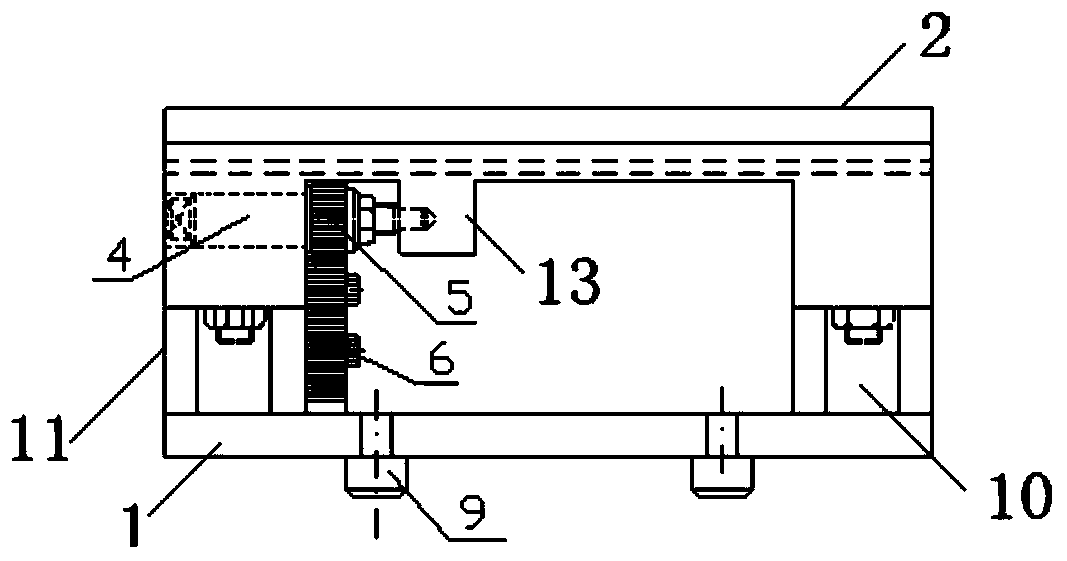 Tool clamp of free rotating indexing table