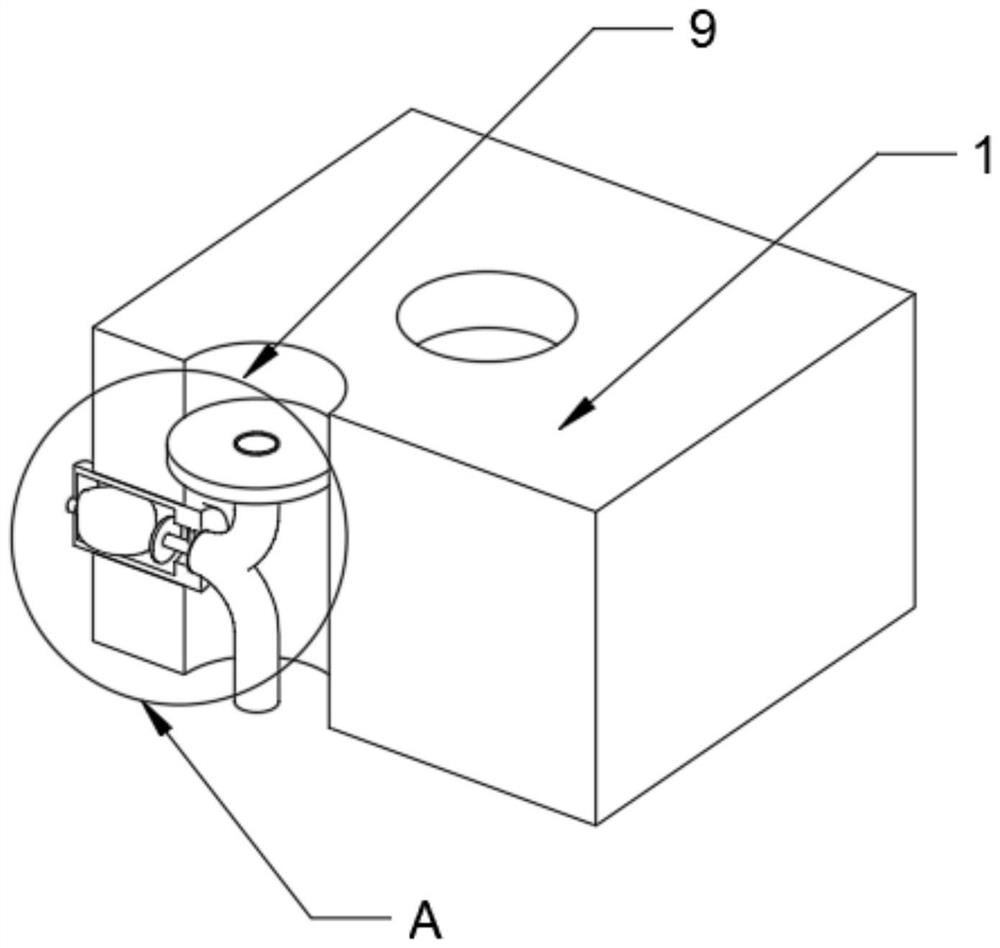 Pre-plasticized backpressure change-over valve block of injection molding machine