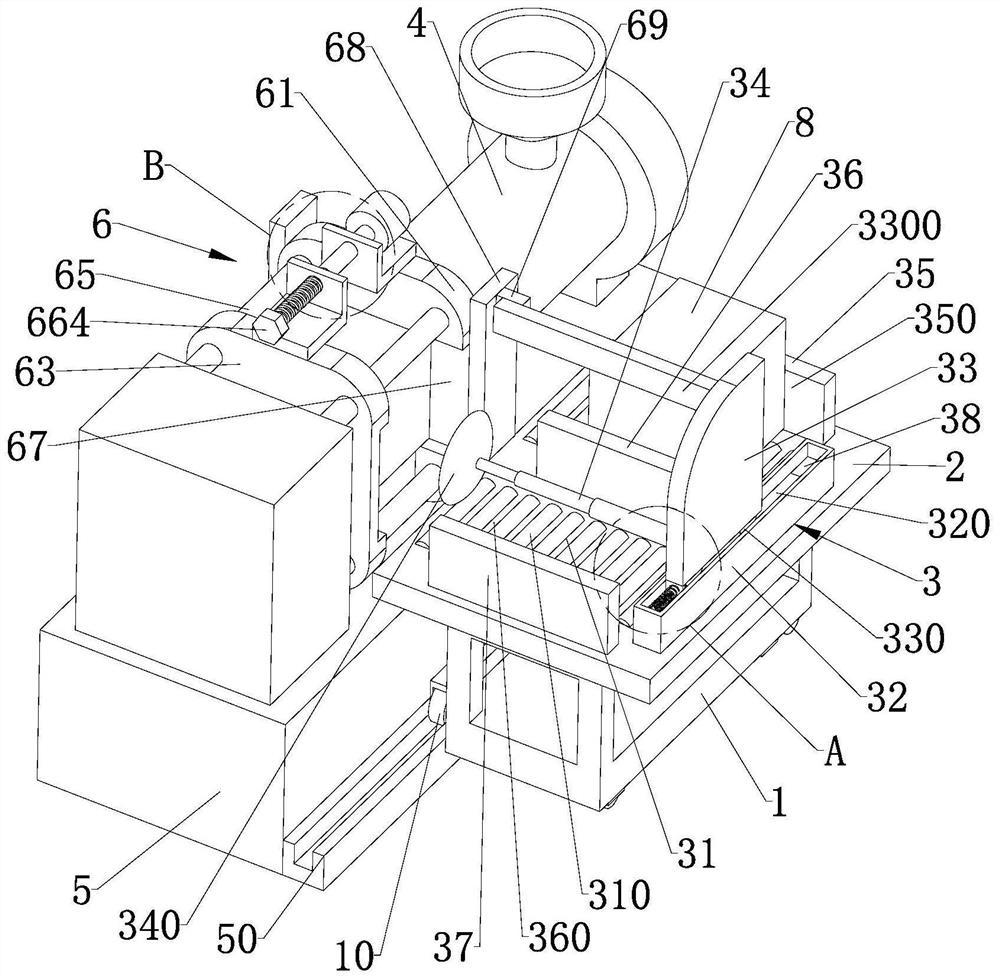 Rapid mold changing device of injection molding machine and injection molding machine