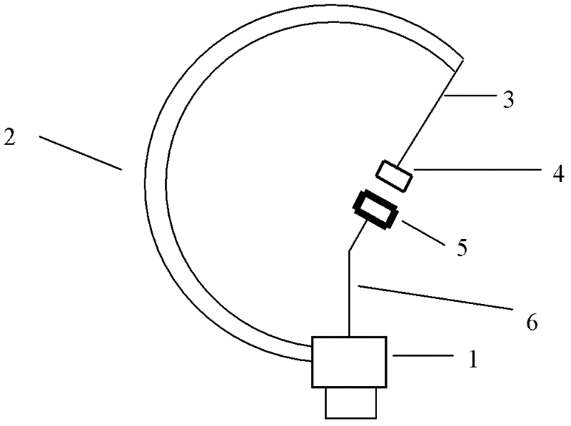 Spring tube digital compression gauge based on Hall effect