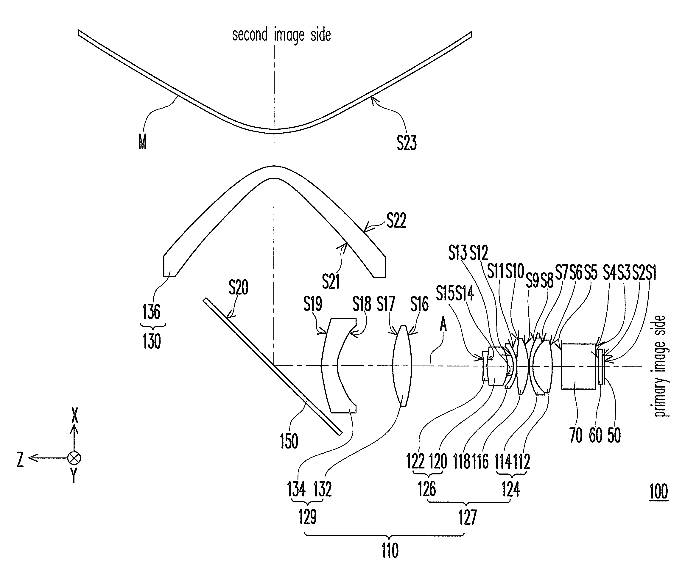 Fixed-focus lens