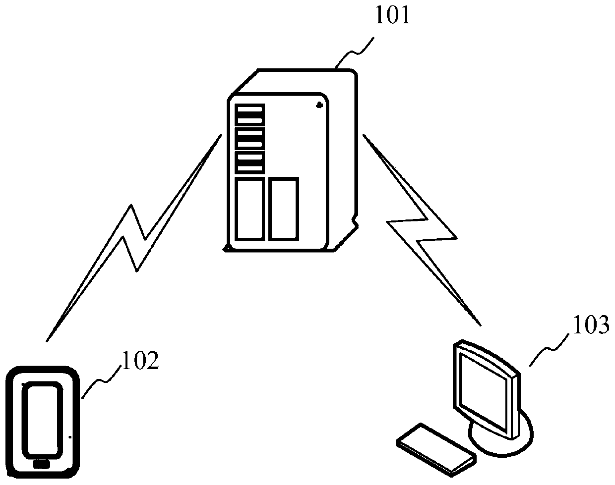 Quick link push method and server