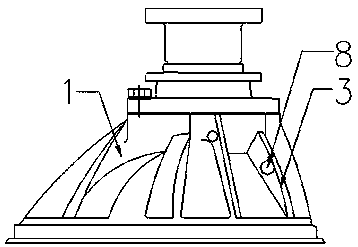 Punching-welding axle housing for automobile