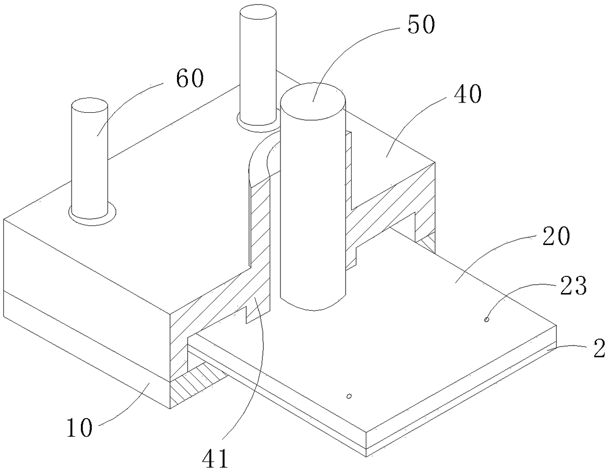 Protective film bonding device and method