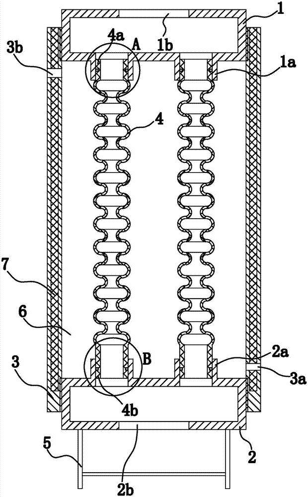 Condenser of distillation wine brewing apparatus