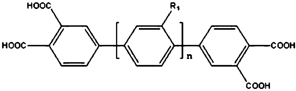 Preparation method of electrospun high-performance polyphenylene derivative nanofibers