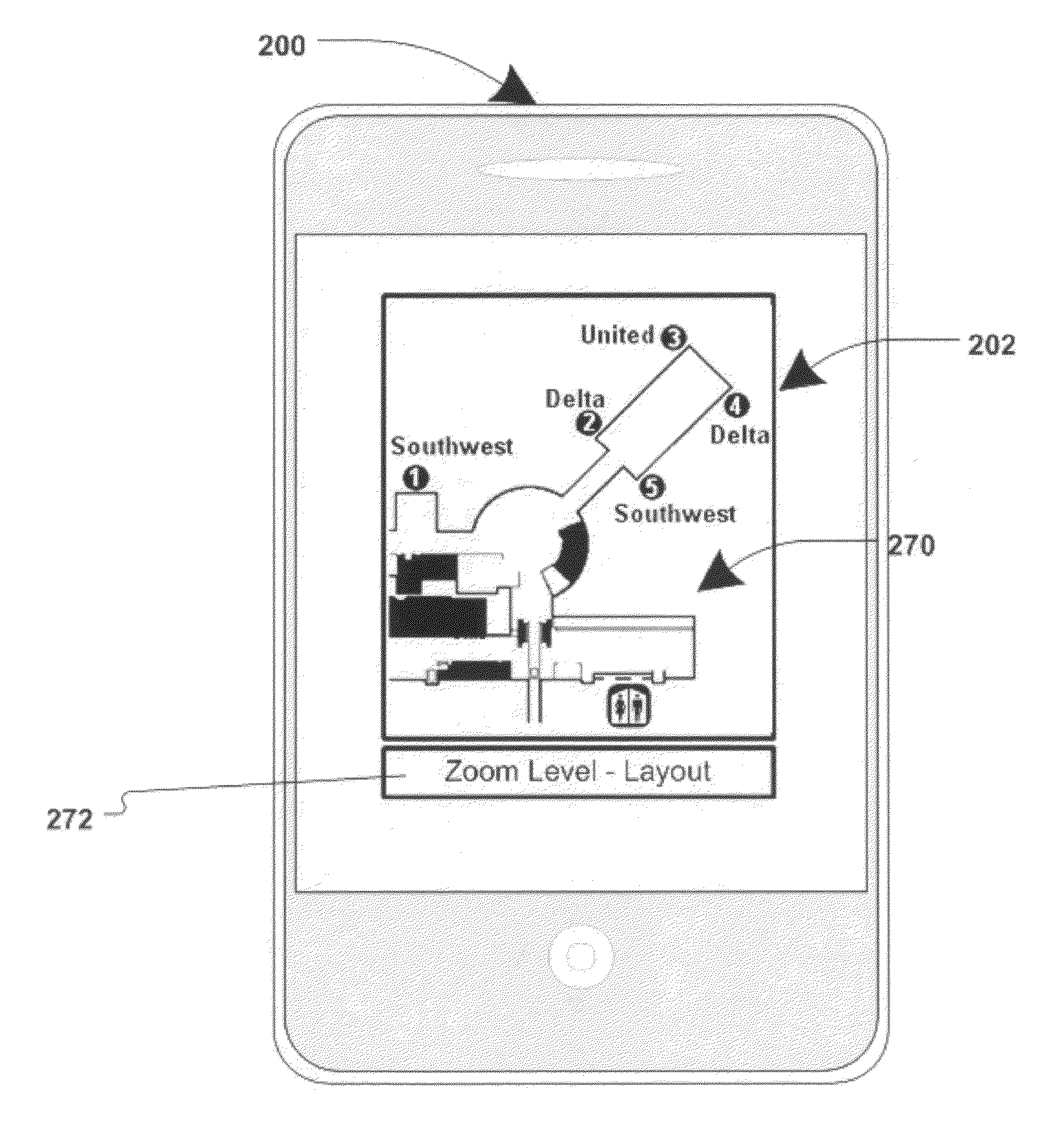 Displaying content associated with electronic mapping systems