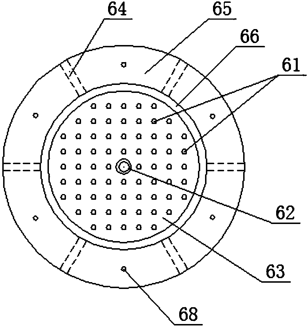 Progressive dry-wet cycle test device and use method