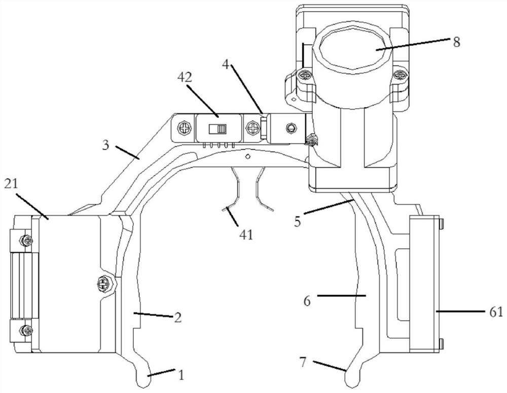 A fire visual detector and its fire mask