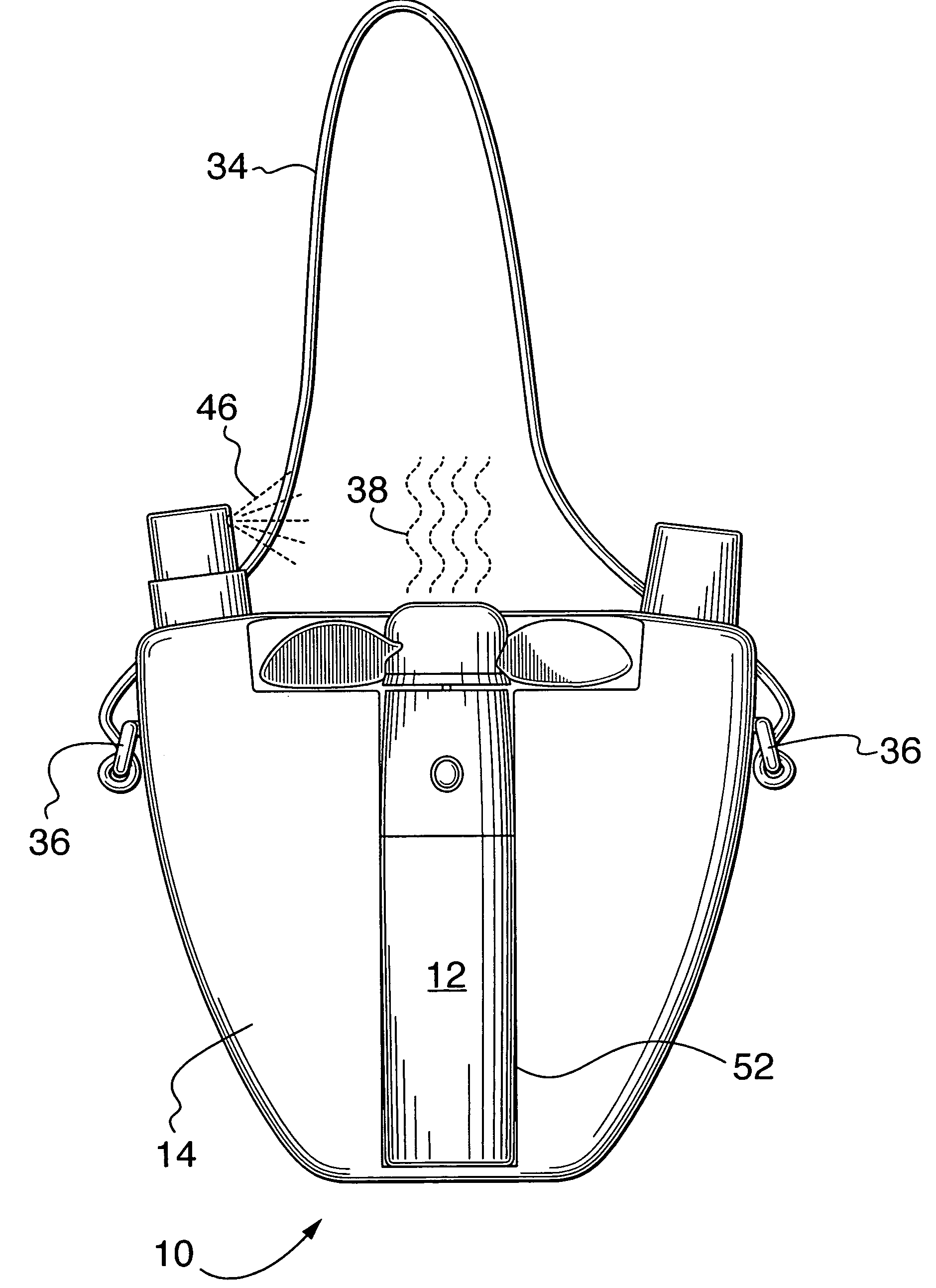 Portable spray fan