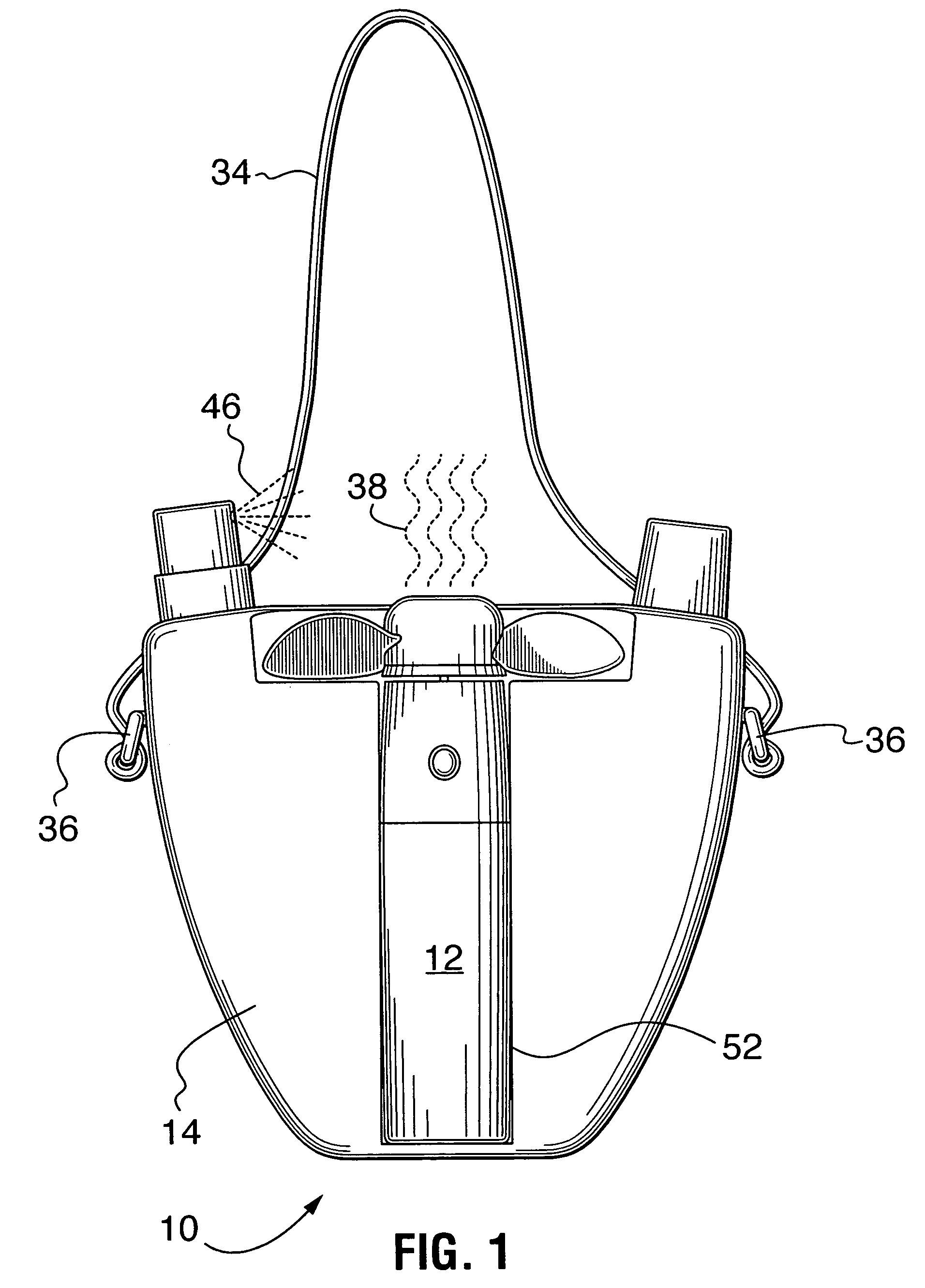 Portable spray fan