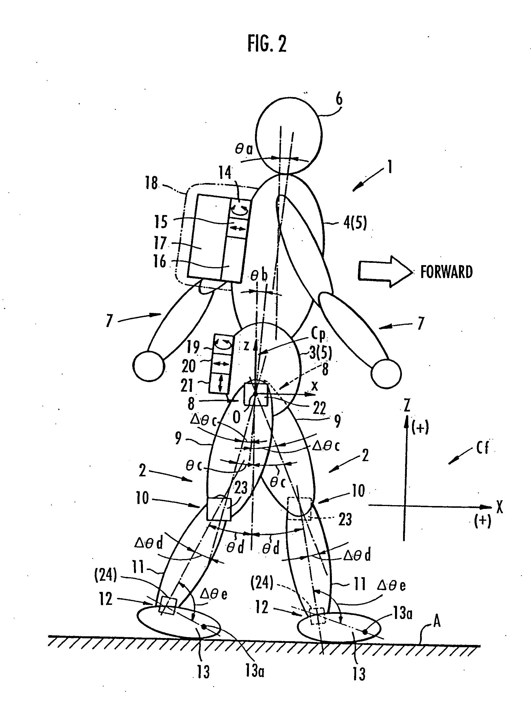 Method of assuming acting point of floor reaction force to biped walking mobile body and method of assuming joint moment of biped walking mobile body