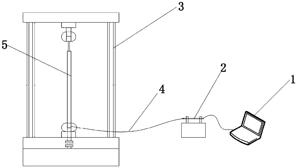 NiTi memory alloy bolt connector self-relaxation test device and method