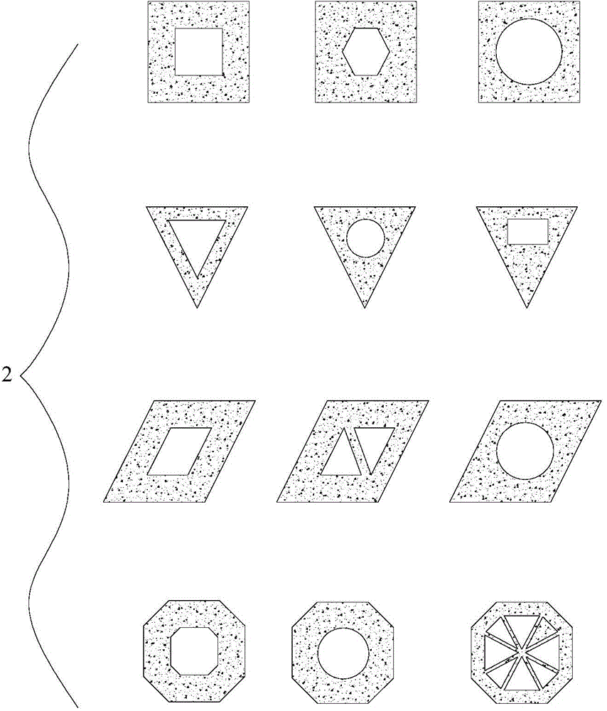 Trapezoid ecological frame ditch