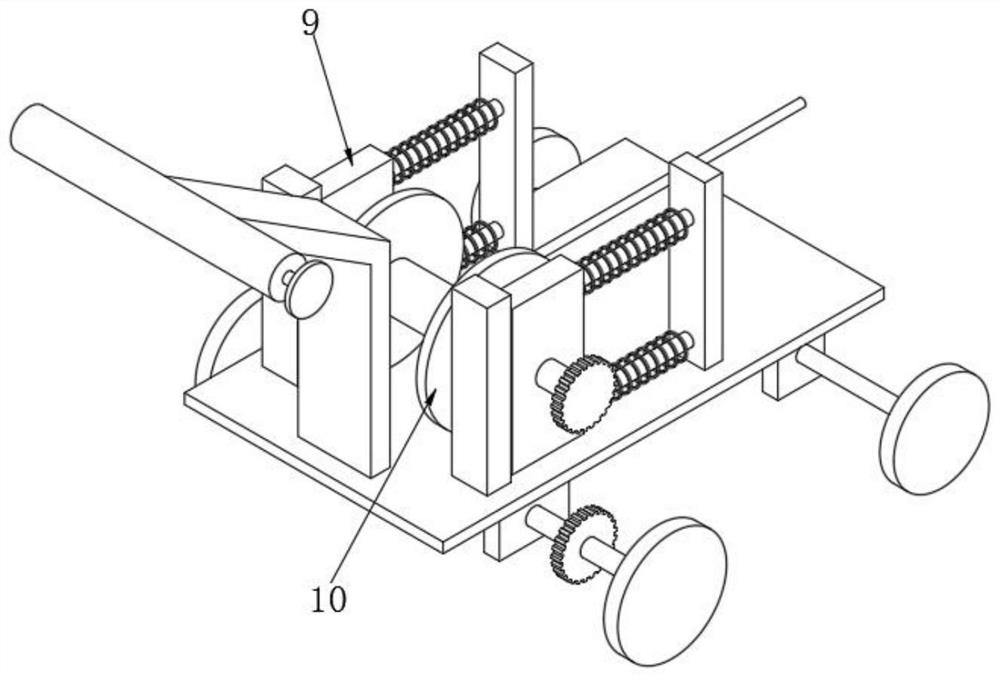 Pay-off device for territorial space planning and use method thereof