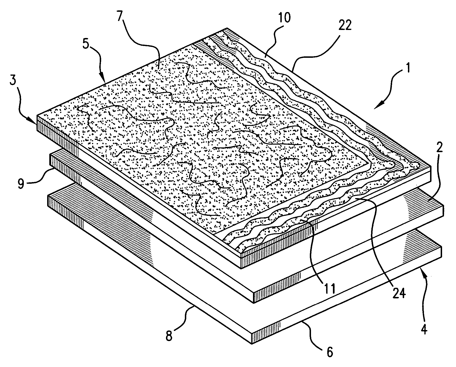 Self-adhesive ventilating waterproofing membrane