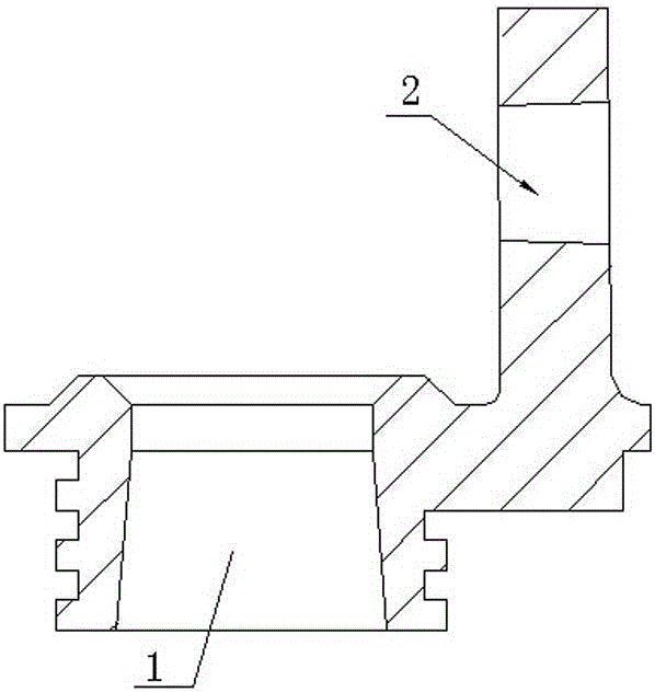 Corner terminal of storage battery