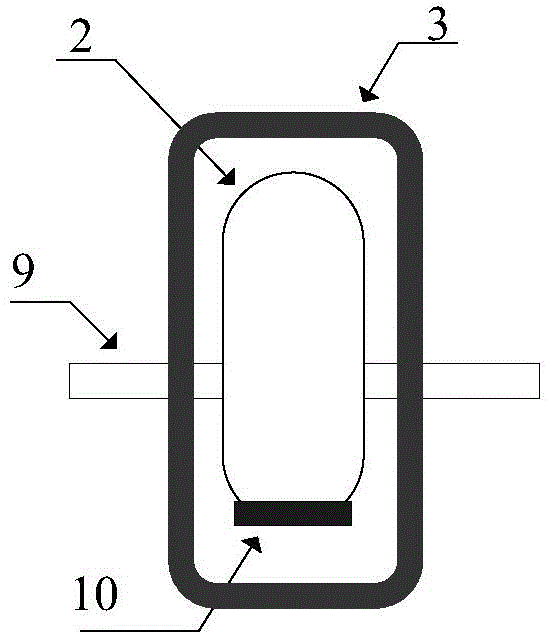 Method for avoiding excessive vibration of undercarriage in overhead state