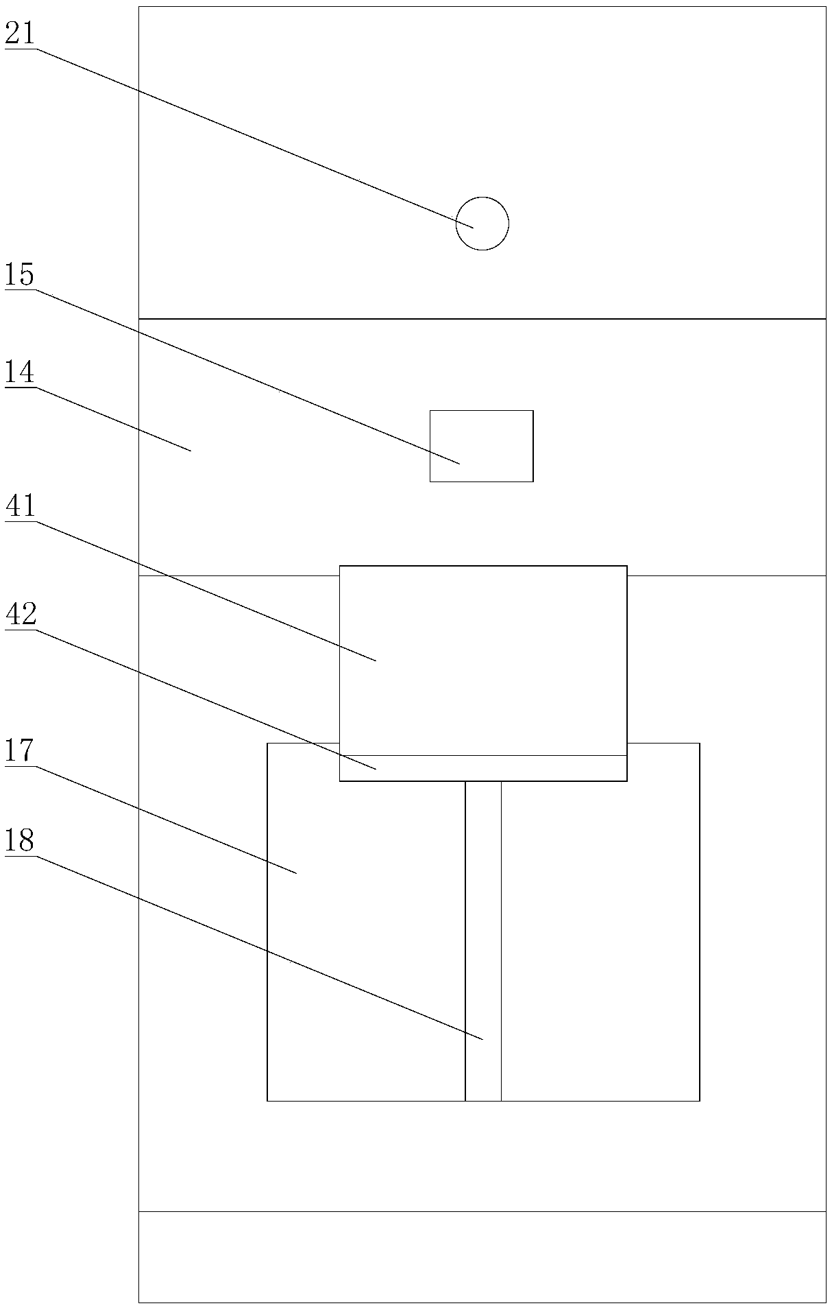 Cleaning device for ore machining device