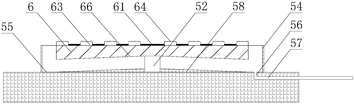 Cleaning device for ore machining device