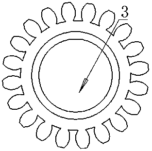 Special gear acceleration assembly connecting shaft