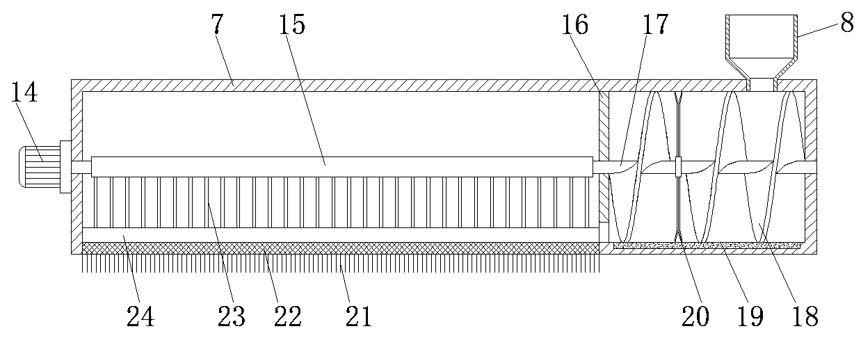 Waxing device for fabric production