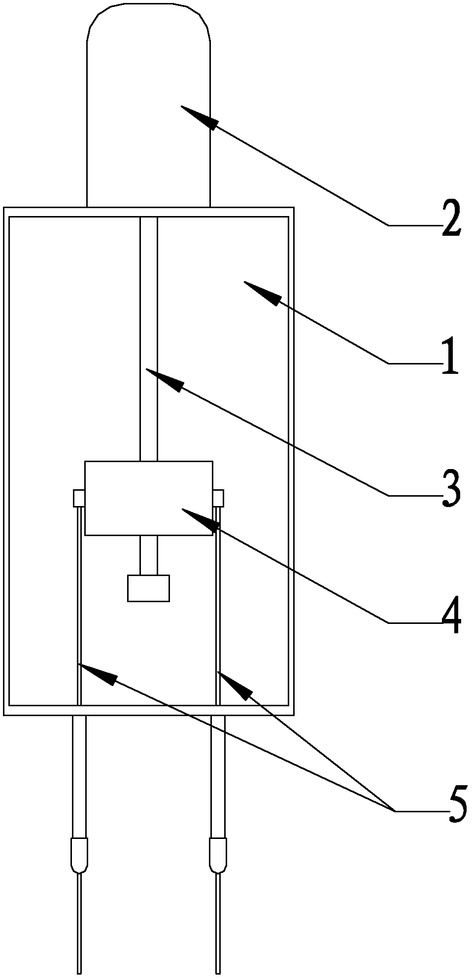 Electronic parking device and electronic parking system applying same