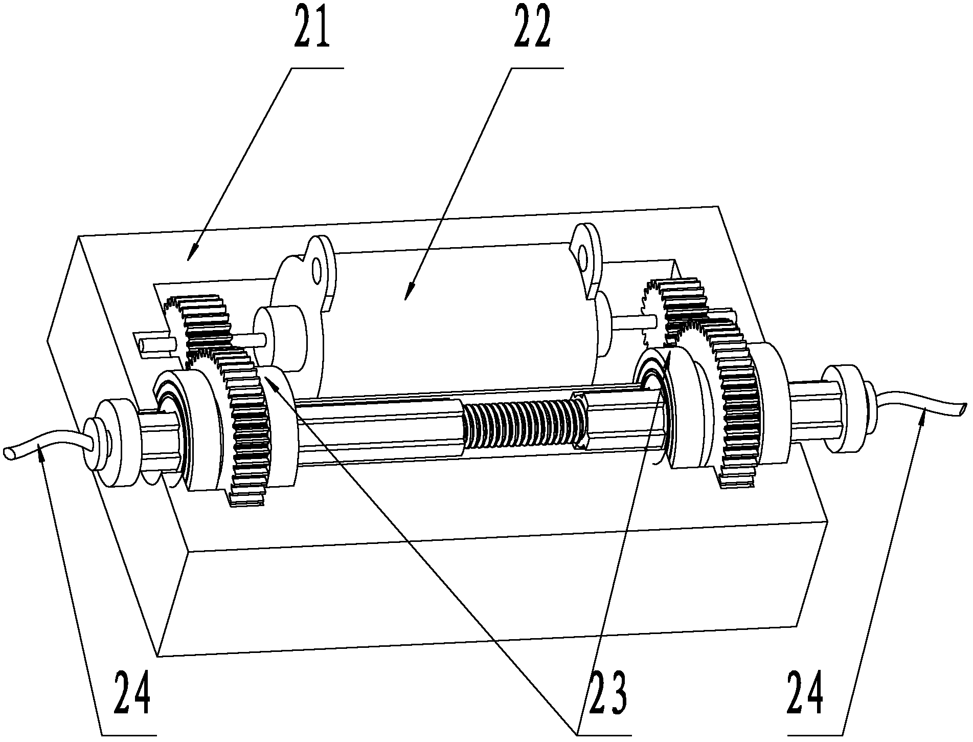 Electronic parking device and electronic parking system applying same