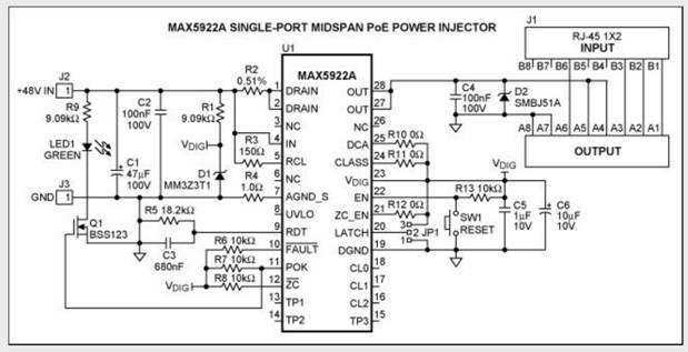 Method and system for supplying power through PoE power supply system