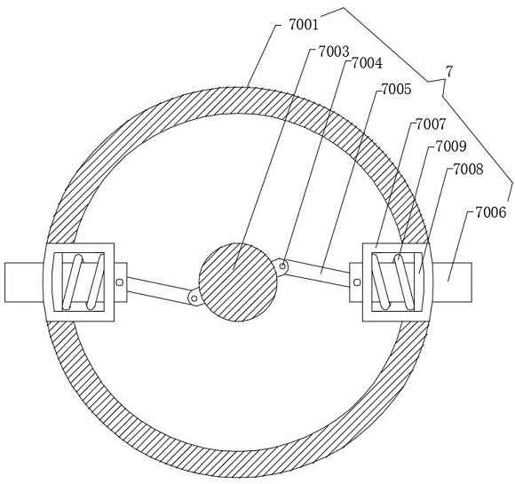 Clamping mechanism convenient to disassemble for automobile suspension shock absorber