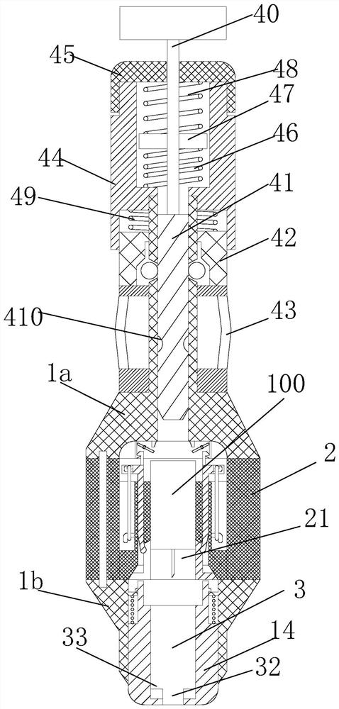 Lancet device with detachable lancet