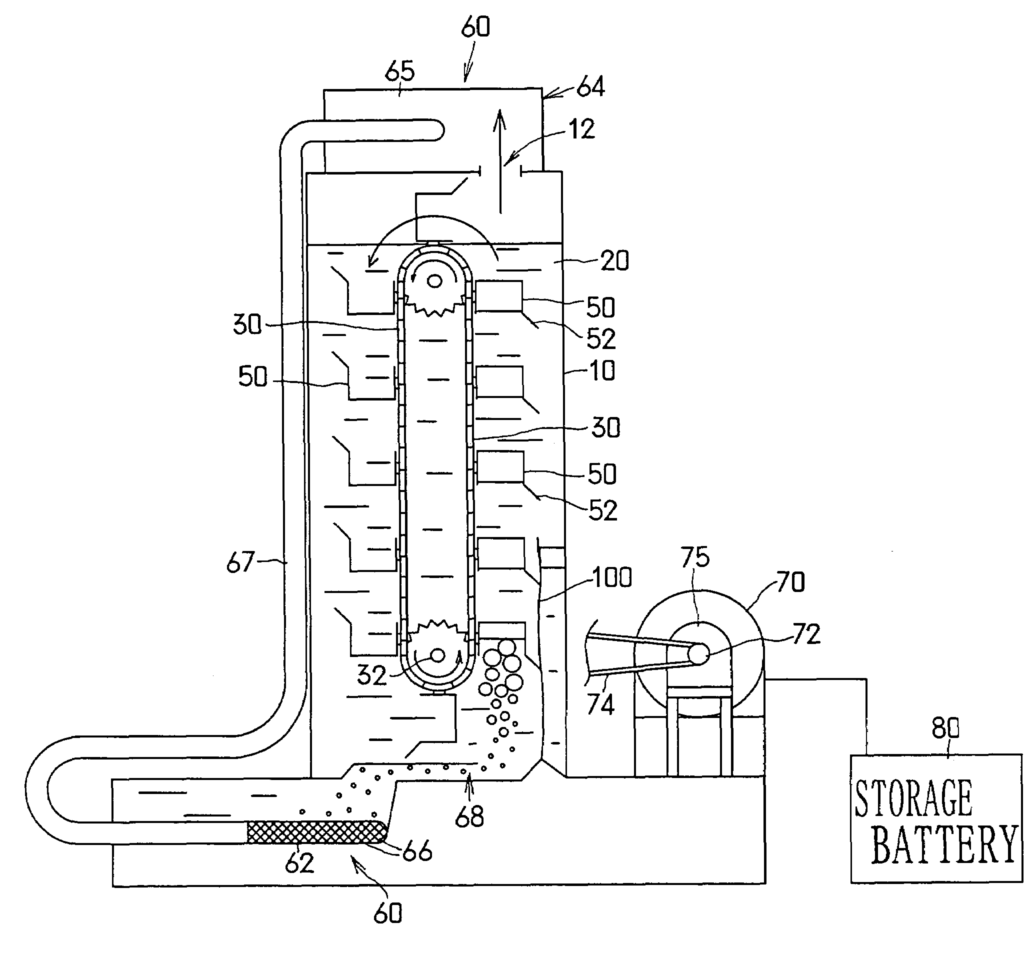 Power generating system utilizing buoyancy