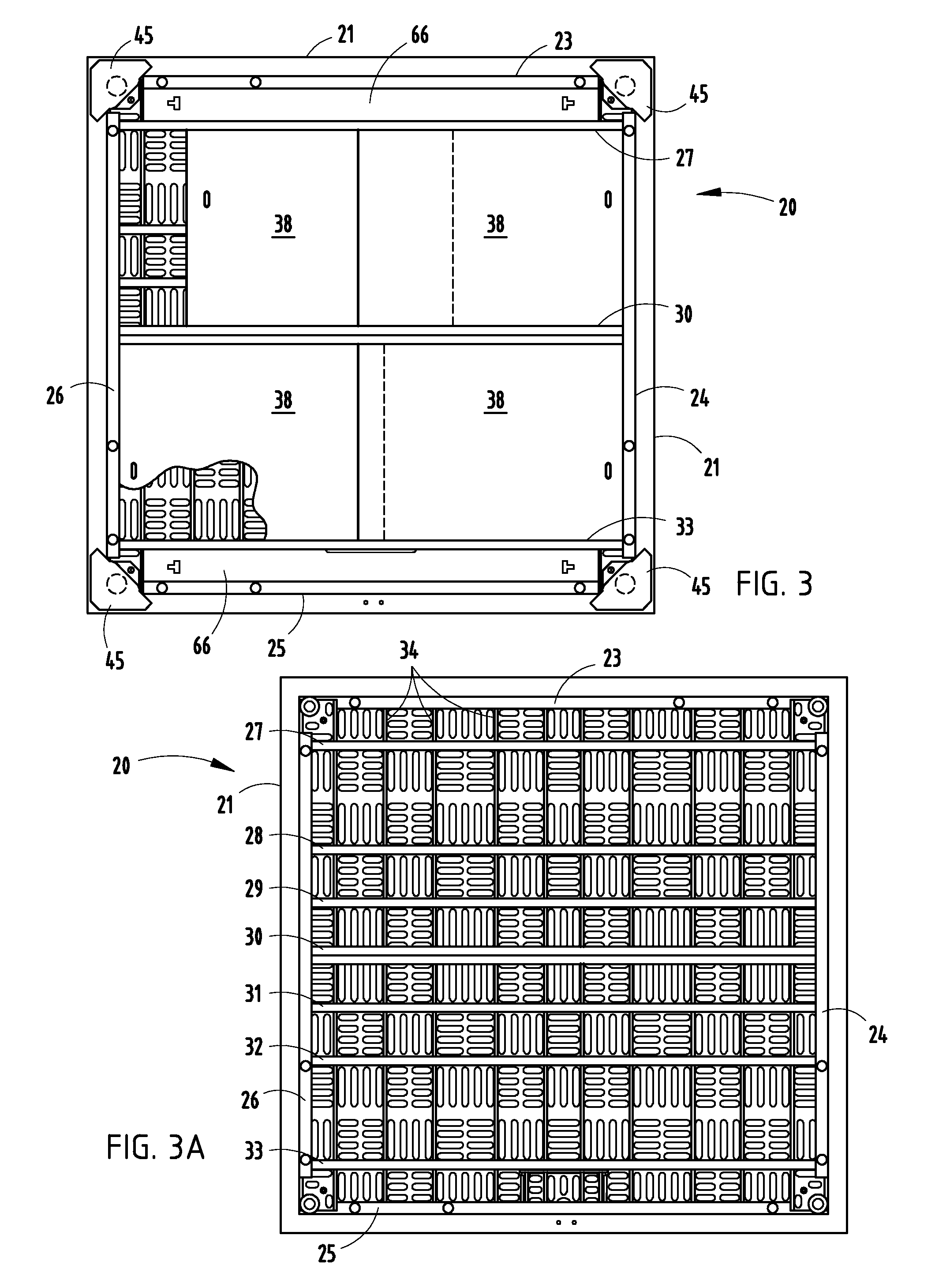 Air grate for raised floors