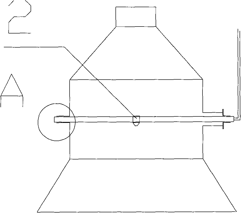 Complexation state mancozeb top-jet-type drying method and device thereof