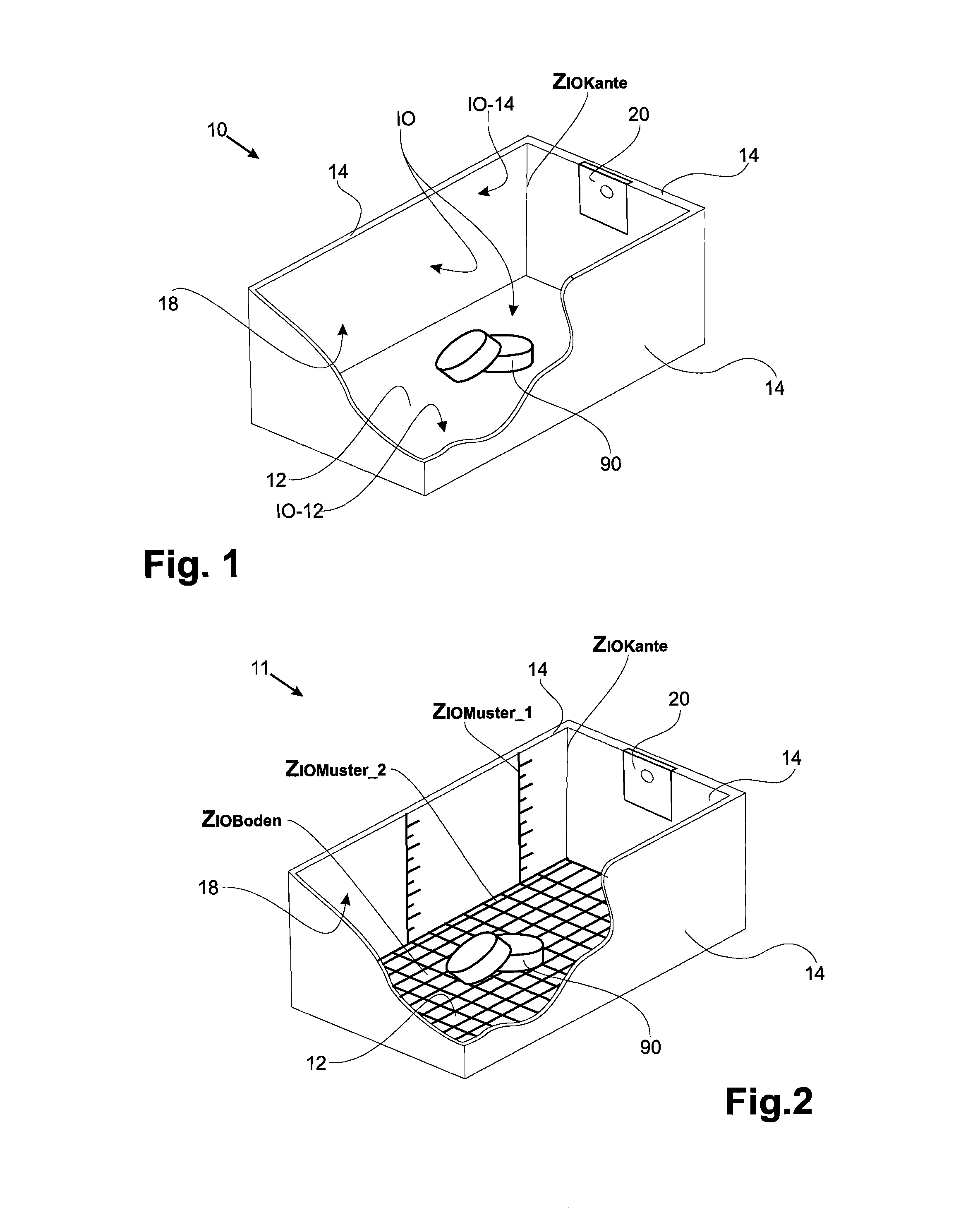 Method for dynamically detecting the fill level of a container, container therefor, and system for dynamically monitoring the fill level of a plurality of containers