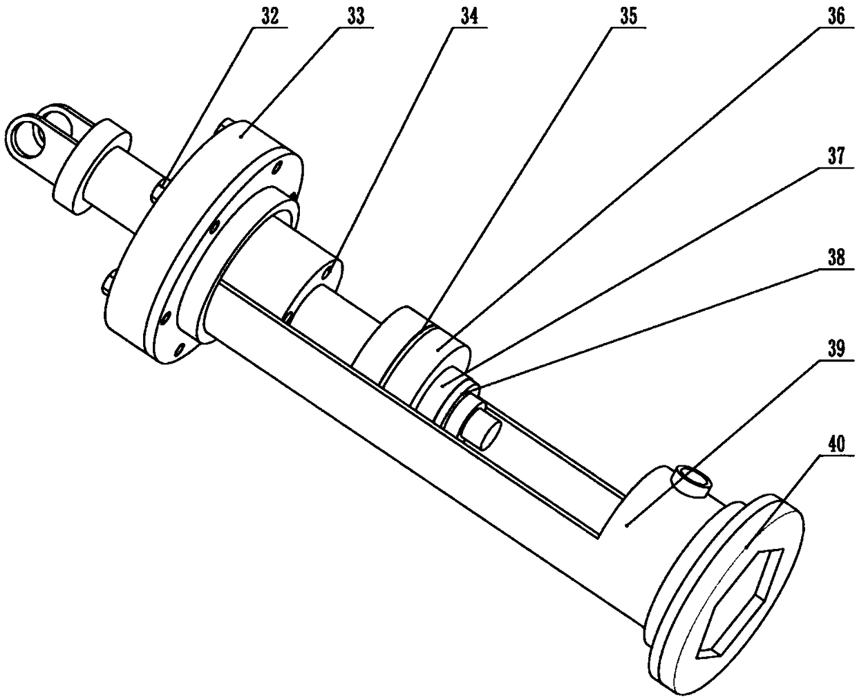 Alternating-current hydraulic multi-motor high-precision synchronous rotation control device