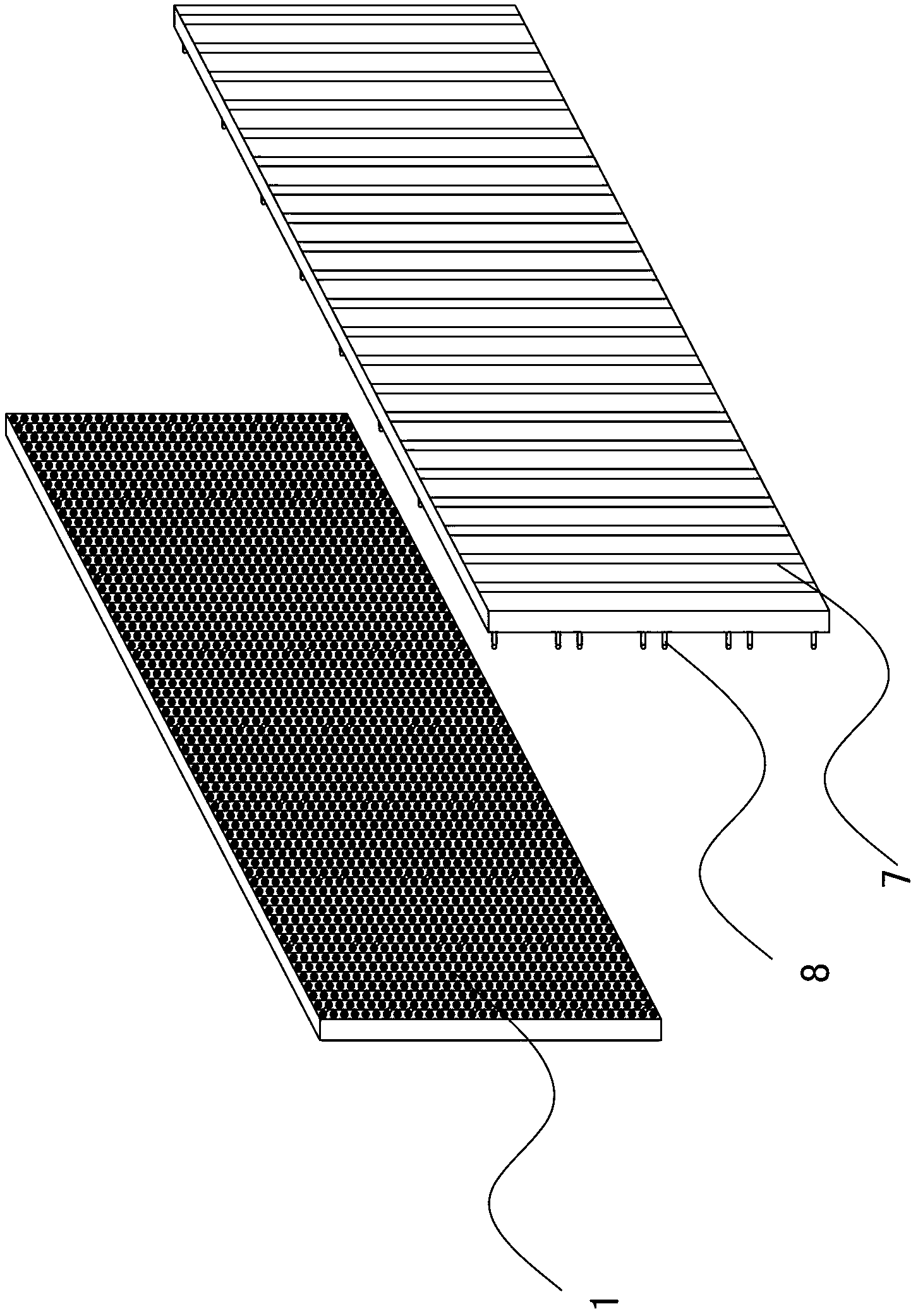 Unaided-eye three-dimensional (3D) light emitting diode (LED) display screen and manufacturing technique thereof