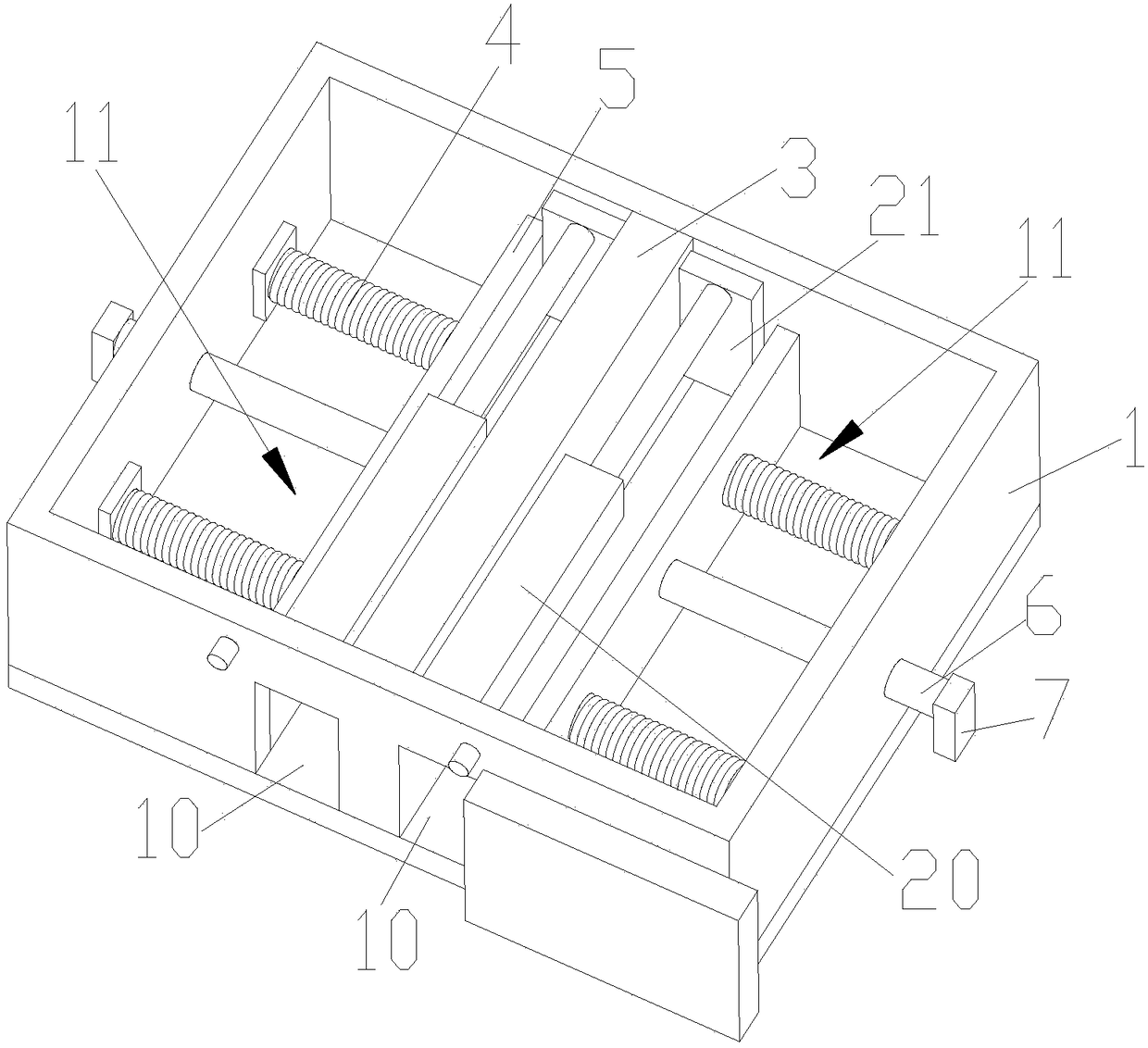 A hardware storage box