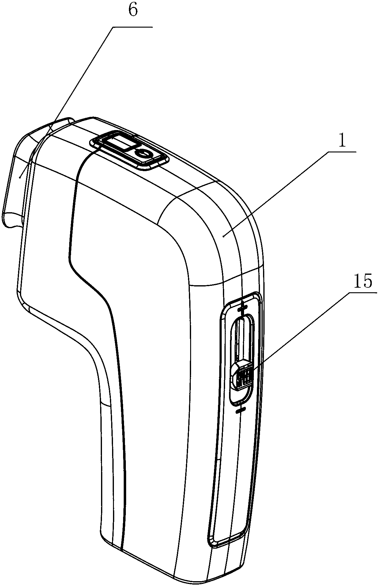 Portable light brush guided and positioned after-image amblyopia therapy instrument