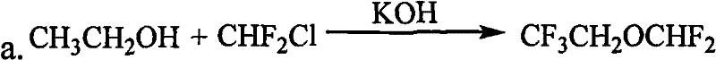 Preparation of furane used as inhalation anesthetic